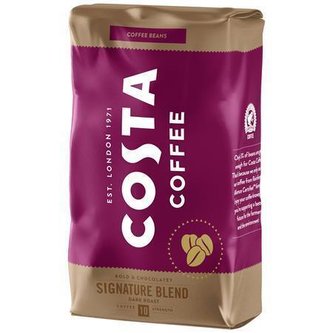 Káva "Signature Blend", tmavě pražená, zrnková, 1000 g, COSTA Káva "Signature Blend", tmavě pražená, zrnková, 1000 g, COSTA
