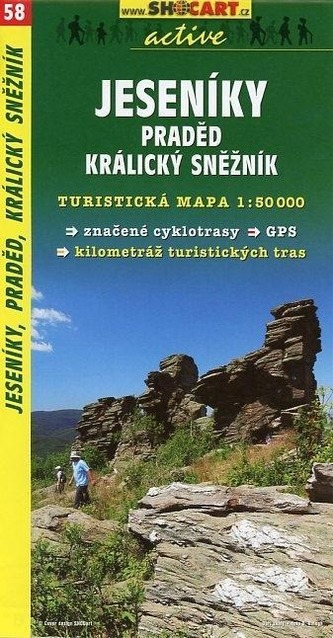 SC 058 Jeseníky, Praděd, Kralický Sněžník 1:50 000