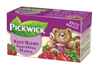 Ovocný čaj "Kid's Blend", malina, 20 x 1,5 g, PICKWICK