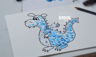 Sada prstových barev "MUCKI", 4 barvy, KREUL