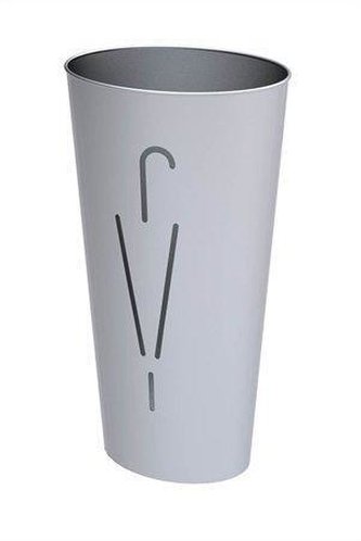 Stojan na deštníky "Rainy", kovový, šedá, ALBA