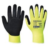 Ochranné rukavice "Hi-Vis Grip", žlutá, latexové, vel. S, A340YERS