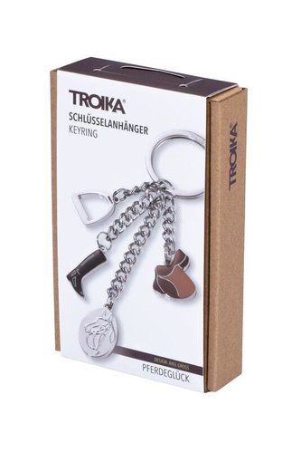 Klíčenka, přívěsek "Horse", kůň, 4 přívěsky, TROIKA