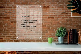 Poznámková tabulka "Home", transparentní, akrylová, 60 x 45 cm, NOBO 1915621