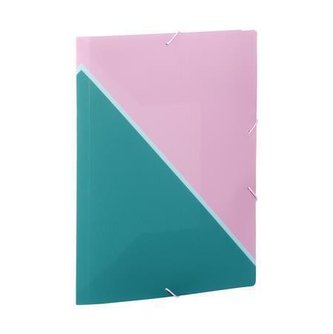 Deska s gumičkou "Duality", PP, A4, VIQUEL 133877-08