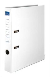 Pákový pořadač "Basic", bílý, 50 mm, A4, s ochranným spodním kováním, PP/karton, VICTORIA