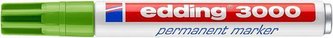 Permanentní popisovač "3000", světle zelená, 1,5-3 mm, kuželový hrot, EDDING 7580228010