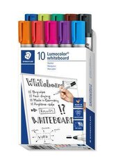 Popisovače na bílou tabuli "Lumocolor 351", 10 barev, 2 mm, kulatý hrot, STAEDTLER 351 B10