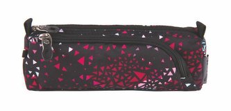 Penál "Black Cosmos", černá-červená, se zipem, PULSE 121915