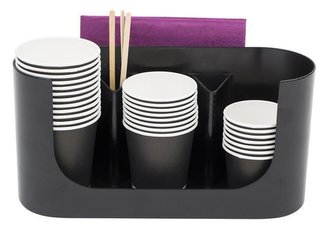 Držák na kelímky "Coffee break", na 3 nápoje, plast, ALBA