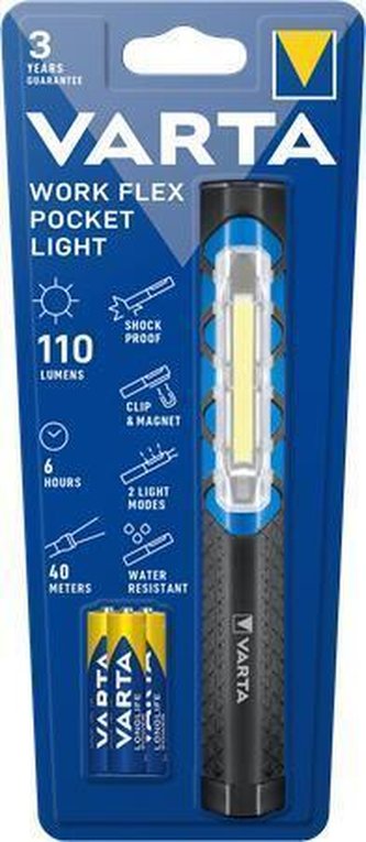 Svítilna "Work Flex", LED, 3 AAA, VARTA 17647101421 Svítilna "Work Flex", LED, 3 AAA, VARTA 17647101421