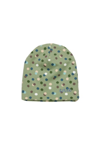 enie baby Dětská čepice 3-6m DOTS OLIVE