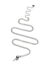 Proud MaMa Přívěšek mexická bola Small white v barvě stříbrné 430