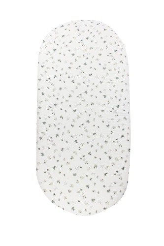 enie baby Mušelínové prostěradlo do kočárku Nelsi šedé