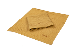 enie baby Mušelínové plenky 30x30cm karamelové - 2ks