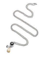 Proud MaMa Přívěšek mexická bola Gemstone měsíční kámen v barvě stříbrné 328