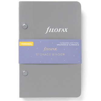 Filofax, Archivační pořadač na Diářové náplně Osobní šedá