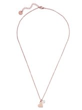 Proud MaMa Řetízek s přívěškem srdíčko Steel v barvě růžového zlata 485