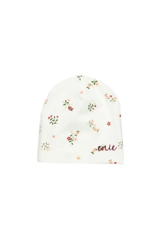 enie baby Dětská čepice 1-3m FLOWERS CREME enie baby Dětská čepice 1-3m FLOWERS CREME