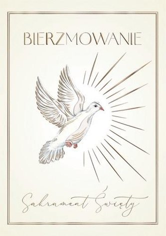 Karnet A5 Bierzmowanie - Krzyż