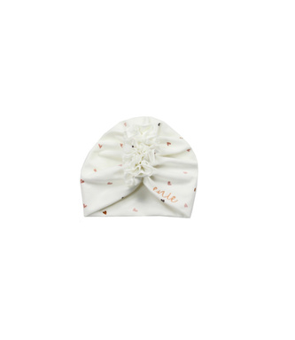 enie baby Turban - dětská čepice 6-9m Hearts