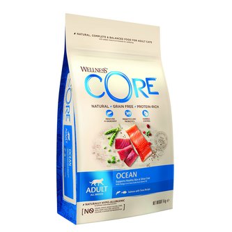 Wellness Core Cat Ocean Adult All Breeds losos a tuňák 4kg