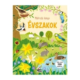 Samolepková knížka Roční období, maďarsky