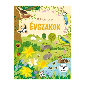 Samolepková knížka Roční období, maďarsky