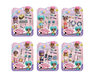 Panenka s hudebními nástroji