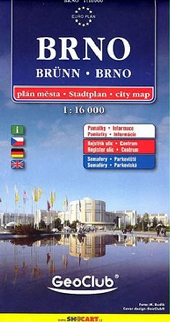 Brno mapa 1:16 000