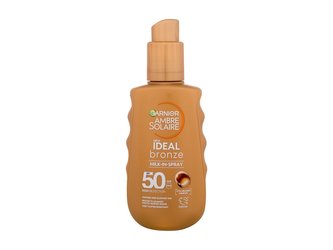 Garnier Ambre Solaire Opalovací přípravek na tělo Ideal Bronze Milk-In-Spray 150 ml SPF50 unisex