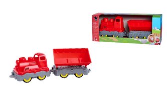 BIG Power Worker Mini Vláček s vagónem 45 cm