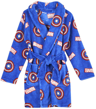Dětský župan Marvel|Captain America: Shield (4 roky) modrý polyester