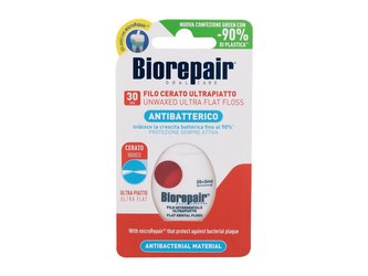 Biorepair Antibacterial Zubní nit Unwaxed Ultra Flat Floss 1 ks unisex