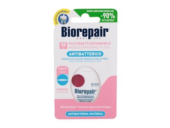 Biorepair Antibacterial Zubní nit Waxed Expanding Floss 1 ks unisex