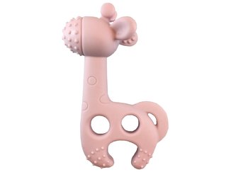 Kousátko žirafa Bite me Raff Old Pink