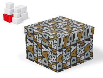 krabice dárková C-C007-G 20x20x14cm 5371008