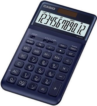 Kalkulačka stolní, 12 místný displej, CASIO "JW 200SC", modrá