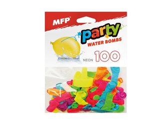balónek M neon vodní bomba 100ks 8000126