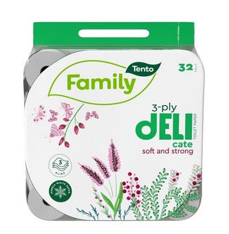 Tento Family Delicate toaletní papír 3vrstvý 32 ks
