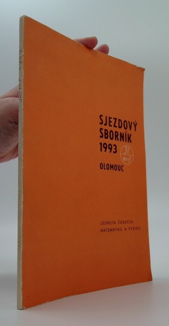 Sjezdový sborník 1993 - Olomouc
