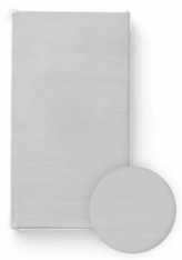 Prostěradlo do postýlky, bavlna, šedé, 120 x 60 cm; 120x60