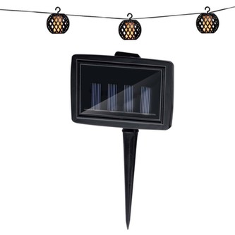 Solární světelný řetěz  lucerny 8 lamp