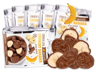 Mixit - Křupavé banánky v čokoládě do kapsy 70 g