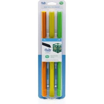 3Doodler náplň Create PLA pro 3D pero 75 ks - neon. oranžová, žlutá, zelená