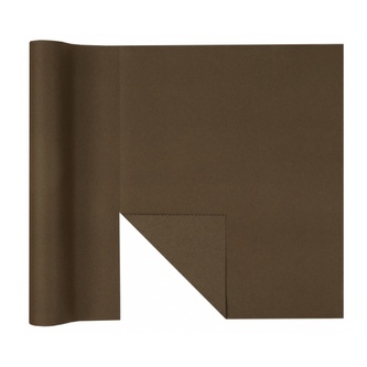 Stolová šerpa 40 cm x 4,5 m Airlaid - tm. hnědá