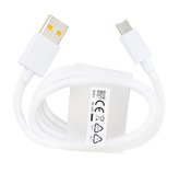 DL129 Realme USB-C Datový Kabel Fast Charge 65W 1m White (Service Pack)