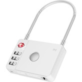 MiLi MiLock cestovní zámek s lokátorem, bílá