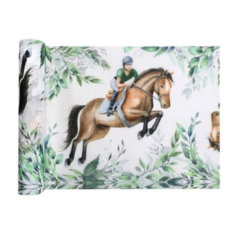 Stolová šerpa - závodní koně 30 cm x 5 m