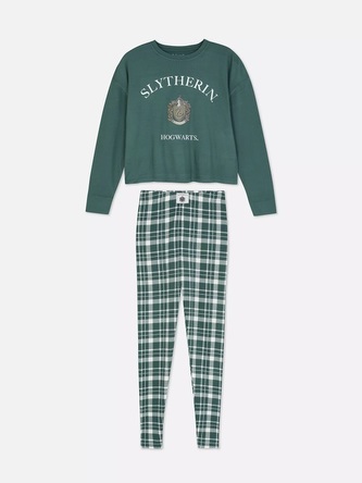 Pyžamo dámské kolejní - Zmijozel, Harry Potter Velikost: XL